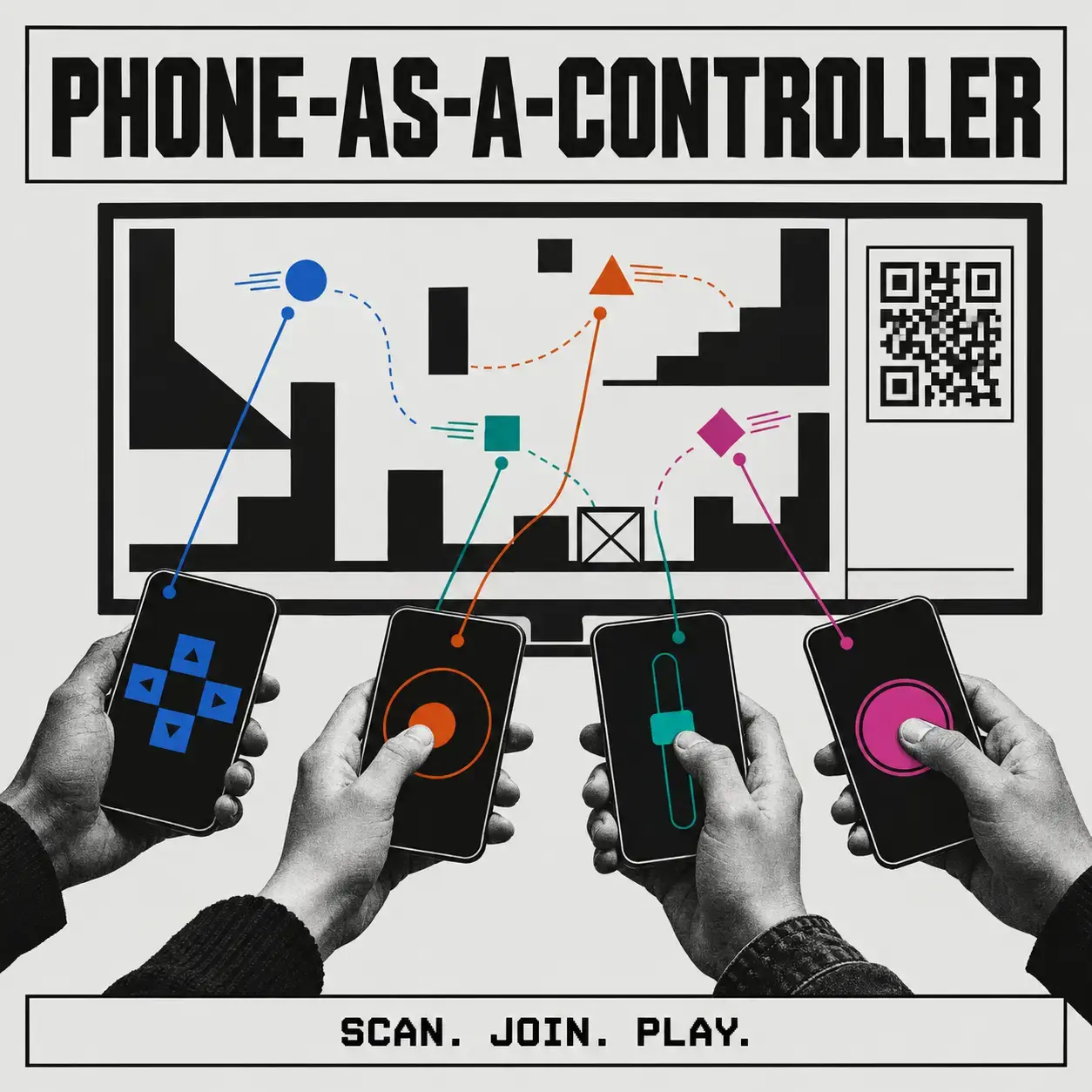 Screenshot of Phone-as-a-Controller by Ranjith Kumar Kakkarayil